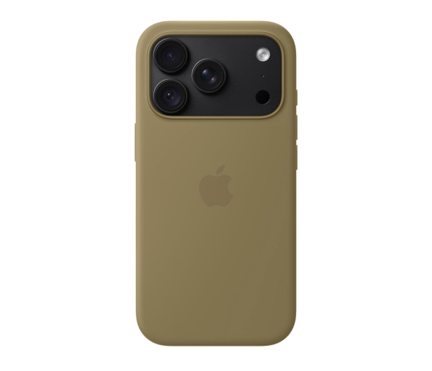 Apple Silikonowe etui z Magsafe do iPhone 18 Pro oliwka - 1593995 - zdjęcie 2